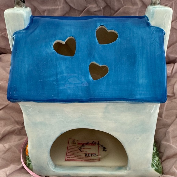 BLUESKY CLAYWORKS “THE NEST”TEALIGHT HOLDER HOUSE,BIRDS, FLOWERS GARDEN NEW - Picture 7 of 11